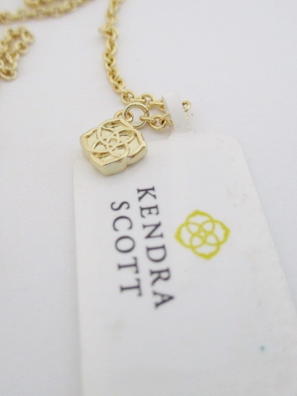 KENDRA SCOTT - Elisa Bezel Gold Tone Necklace - Picture 5 of 7